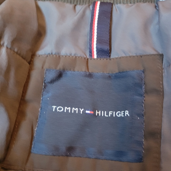 Tommy Hilfiger Army Green bomber unisex jacket S - Picture 4 of 6